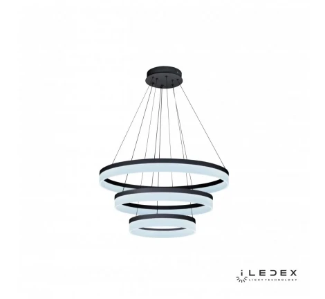 Подвесной светильник iLedex Around D0301-3 (200x400x600) BK