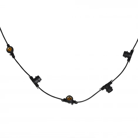 Гирлянда Uniel UDL-K110 40/E27/10M IP65 BLACK BELT-LIGHT