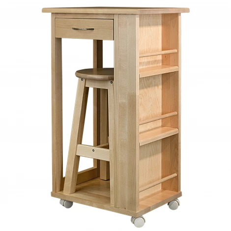 Тумба с табуретом лак Mebelik 008480