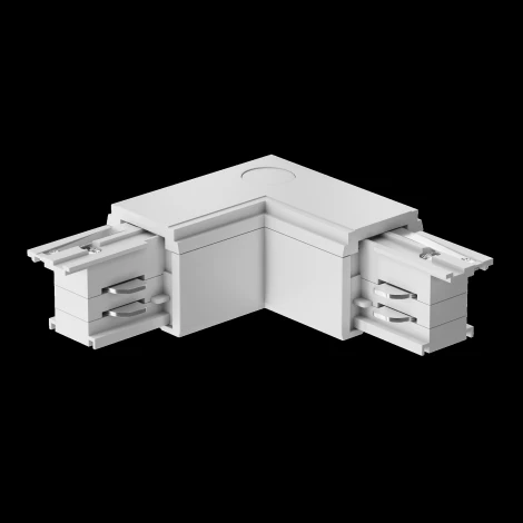 Коннектор угловой внешний Trinity белый (трехфазный) Maytoni Technical TRA005CL-31W-L (220V)