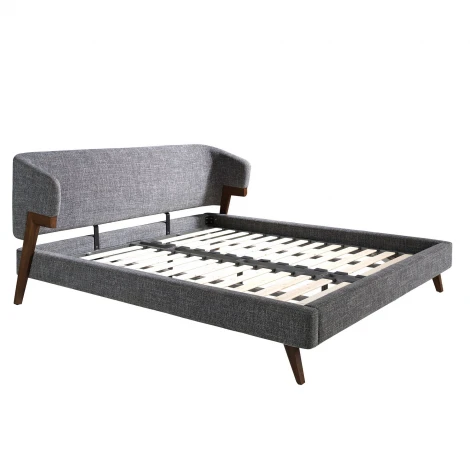 Кровать 7173/GC2323 из серой ткани 180 x 200 cm Angel Cerda 206605