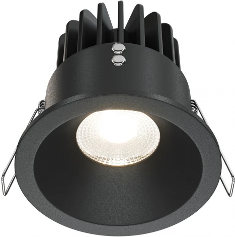 Встраиваемый светильник Zoom 4000K 1x12Вт 60° IP 65 LED Maytoni Technical DL034-L12W4K-B (220V, круглые)