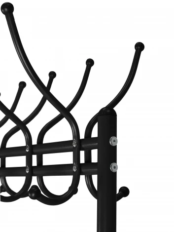 Вешалка напольная М 12М чёрный Mebelik 009748