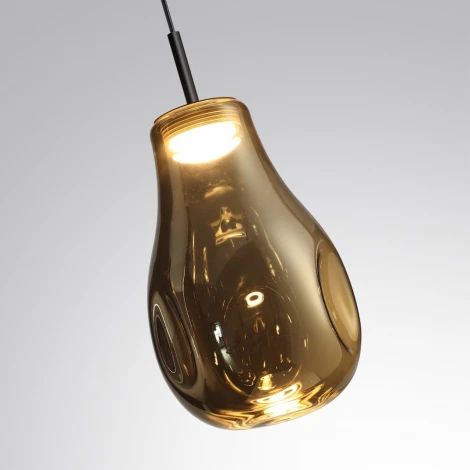 Подвесной светильник Odeon Light Nave 5098/4LA черный/золотой/металл/стекло LED 4W 4000K (220V, на проводе)