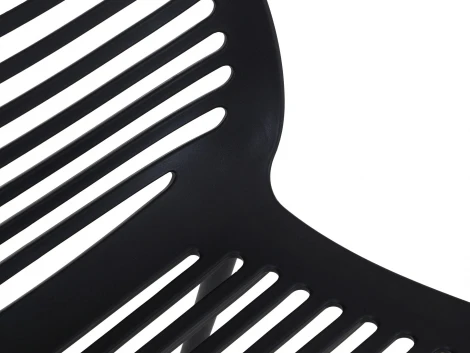 Комплект стульев Spike 4 шт. ОГОГО Обстановочка! 966363 (Пластик/Черный)