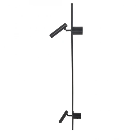 Настенный светильник светодиодный Lumion Toint 8438/13WL черный, металл LED 2х3W + LED-подсветка 7W 3000K 220V