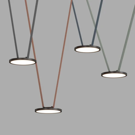 Трековый светильник 48V Denkirs Belty Flow DK5566-BK (LED, круглые)