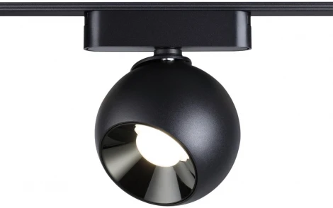 Трековый светильник Novotech Smal 359266 SHINO черный для низковольтного шинопровода IP20 LED 12W 48V 960Лм 3000К (шар)