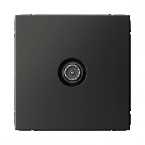 ТВ-розетка проходная (базальт) Systeme Electric GAL001492