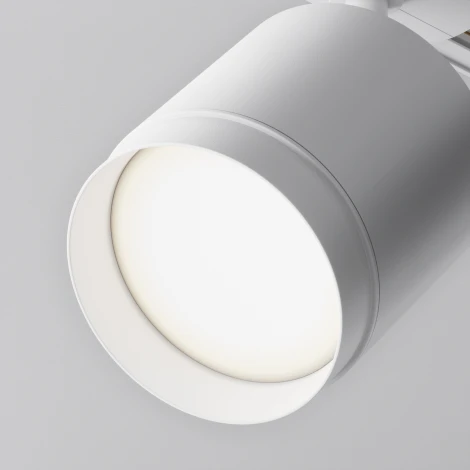 Трековый светильник однофазный 220V Maytoni Polar TR088-1-GX53-W (круглые)