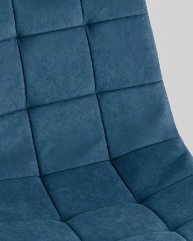 Стул Одди Original Square велюр синий (набор 4 шт) Stool Group УТ000042522