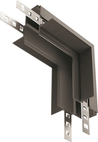 Коннектор угловой внутренний Exility встраиваемый черный (магнитный) Maytoni Technical TRA034CL-42B