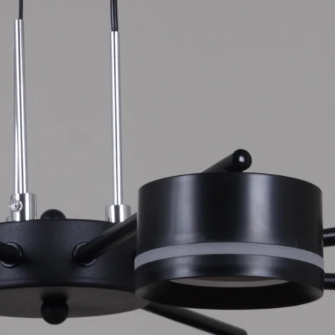 Подвесная люстра Reluce 19490-0.4-4+4 Black