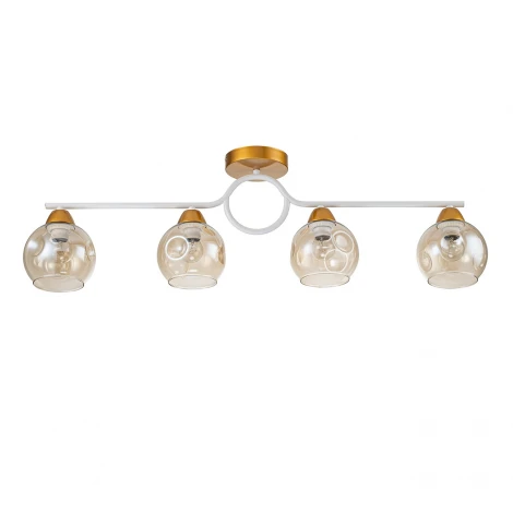 Потолочная люстра Escada Muse 1100/4P E27*60W Gold/White