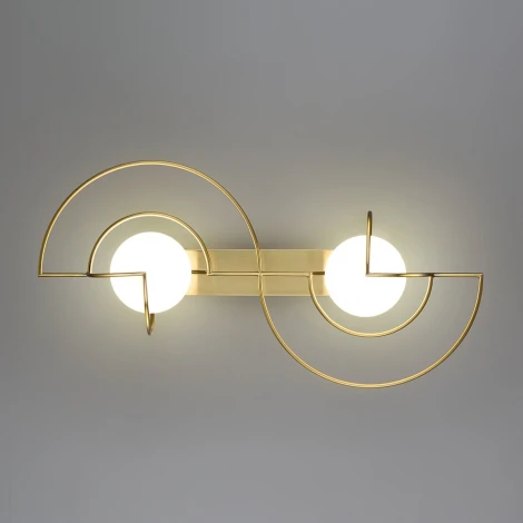 Настенный светильник Odeon Light Futurum 7195/6WL металл/стекло/бронза/белый IP20 LED 6W 3500K 220V