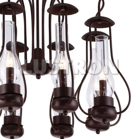 Подвесная люстра Arte Lamp Bulbo A8955LM-8BR