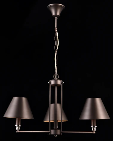 Подвесная люстра Natali Kovaltseva Marquis 81000-3C GRAY BRASS