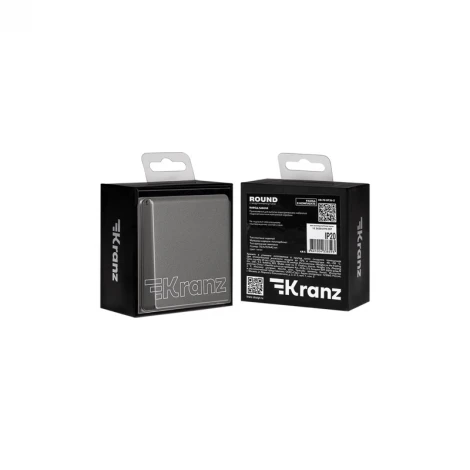 Вывод кабеля титан Kranz Round KR-78-0736-2