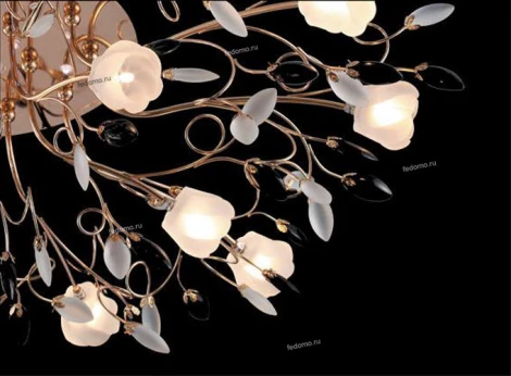 Потолочная люстра Eurosvet 5122 5122/16 золото/белый