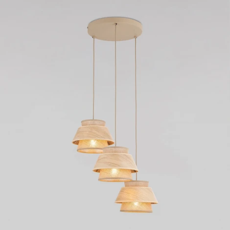 Подвесной светильник бежевый TK Lighting Kalum 11808