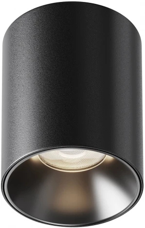 Накладной потолочный светильник Maytoni Alfa LED C064CL-8W4K-RD-B (220V, круглые)