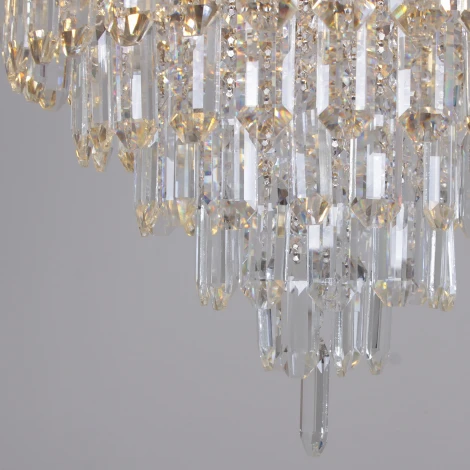 Подвесная люстра хрустальная Reluce 31070-0.4-500 MX CH