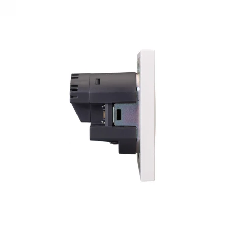 Розетка 1-ая с/з с/у з/ш 16А с USB A+C быстрой зарядки 5В/3А жемчуг Kranz Strong KR-78-0704-4