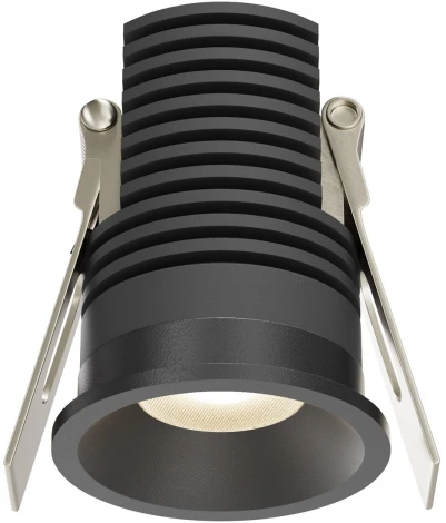 Встраиваемый светильник Maytoni Mini DL059-7W3K-B (LED, 220V, круглые)