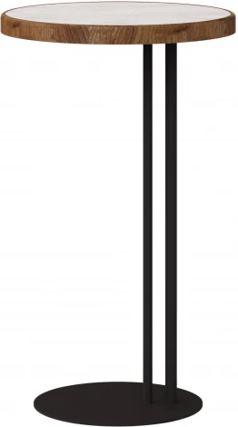 Придиванный стол Кальяри лайт/вяз браун/черный 4320091502