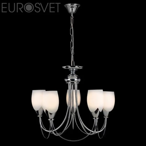 Подвесная люстра Eurosvet Gelia 60017/5 хром