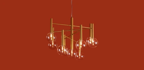 Подвесная люстра Freya Luce FR5584CL-L45G