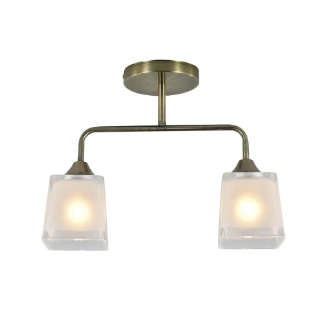 Потолочная люстра на штанге Escada Artemis 2103/2P E27*40W Antique Brass