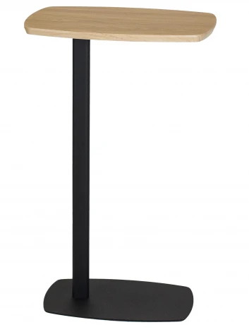 Стол придиванный Дей дуб янтарный/черный Mebelik 008959