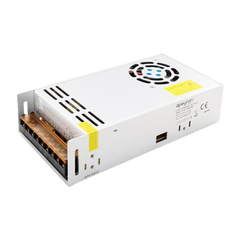 Блок питания 12В, 400 Вт, IP20, 33,3 А Apeyron 03-38