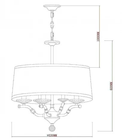 Потолочная люстра Vele Luce Daisy VL1063L05