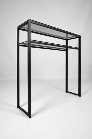 Консольный стол AllConsoles 1044-CB grey черный муар