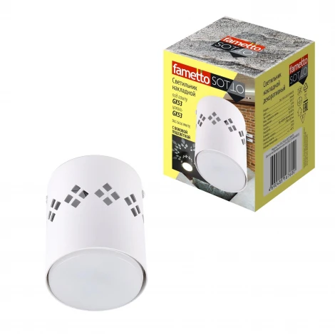 Накладной светильник Sotto DLC-S616 GX53 WHITE (220V, круглые)