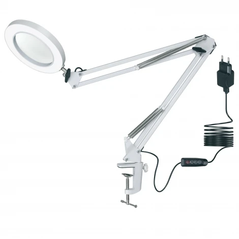 Офисная настольная лампа Uniel TLD-568 White/LED/300Lm/2700-5500K/Dimmer/X5 (220V, выключатель)