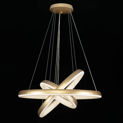 Подвесная люстра светодиодный Юпитер Смарт Citilux CL730A152S Золото