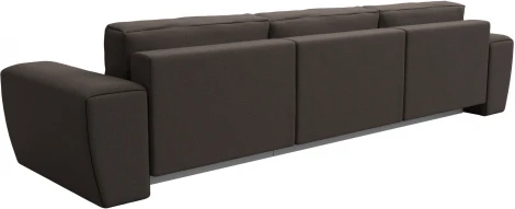 Диван прямой Лига-008 Long (Коричневый/Рогожка) Лига Диванов арт.122643