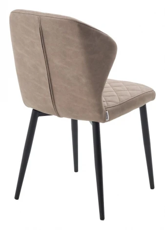 Стул МОНРО, цвет CYPRUS-03 ЛАТТЕ, искусственная замша / черный каркас M-City 64614