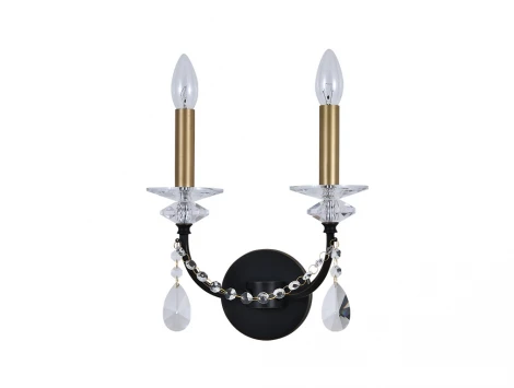 Бра Newport Анастасия 3972/A black+brass