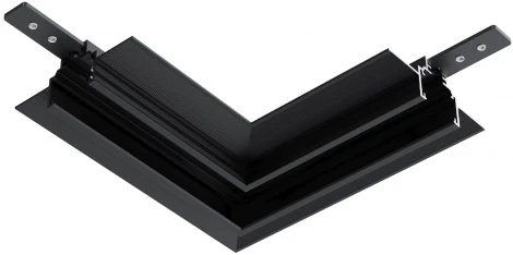 Коннектор угловой Exility для встраиваемого магнитного шинопровода Maytoni Accessories for tracks Exility TRAM034CL-42B