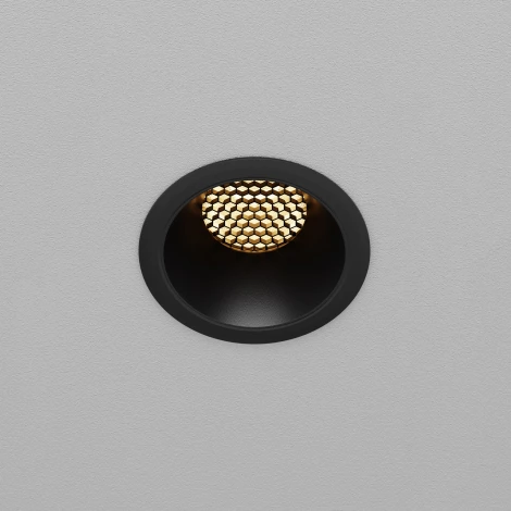 Встраиваемый светильник Maytoni Dip DL115-10W-2.7K-B (LED, 220V, круглые)