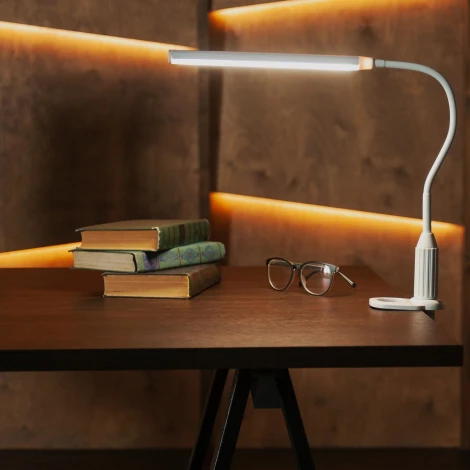 Интерьерная настольная лампа Uniel TLD-572 White/Led/500Lm/4500K/Dimmer (220V)