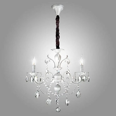 Подвесная люстра Eurosvet Viola 10064/3 белый с серебром Strotskis