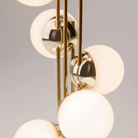 Интерьерная настольная лампа Maytoni Tessara MOD081TL-L14G3K (LED, 220V, выключатель, шарики)