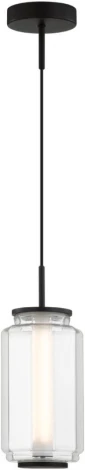 Подвесной светильник Odeon Light Jam 5409/11L черный/прозрачный/металл/стекло/акрил LED 11W 3000K 720Лм (220V, на проводе, круглые)