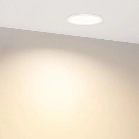 Светильник встроенный MS-BREEZE-BUILT-R82-9W Warm3000 (WH, 85 deg, 230V) (Arlight, IP20 Металл) 036616(1)
