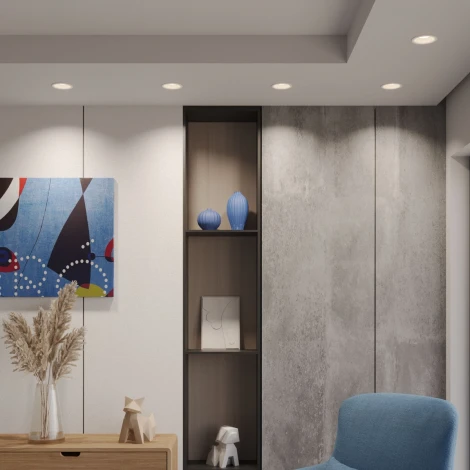 Светильник встраиваемый с переключателем цв. температуры Novotech Clarte 359875 белый IP20 LED 12W 100-265V 3000К/4000К/6000К